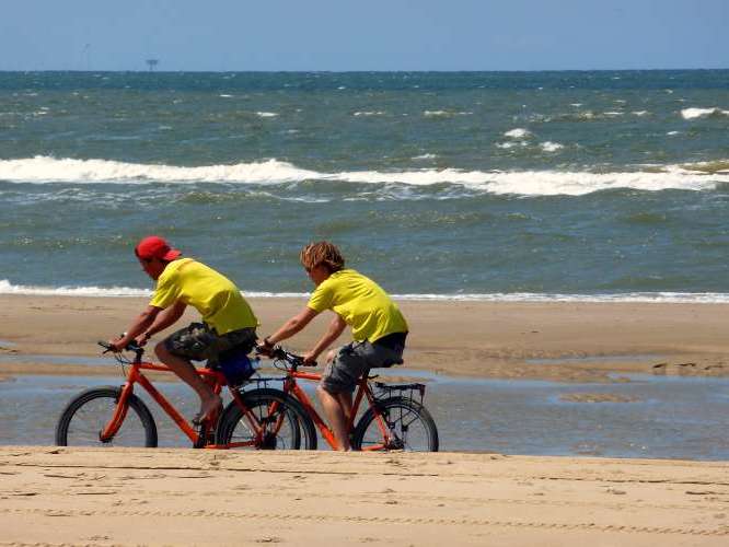 Fietskaart bij de receptie verkrijgbaar